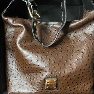 Dooney&Bourke leather ostrich design purse